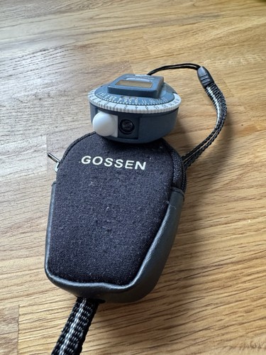 Gossen Digiflash Belichtungsmesser, Etui, Batterie, Trageleine - Bild 4 von 4
