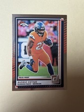 2025 Panini Donruss - Audric Estime #208 Press Proof Silver /199