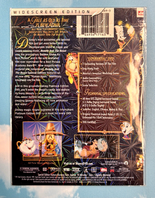 Beauty and the Beast (DVD, 2002, 2-Disc Set, Special Edition) for