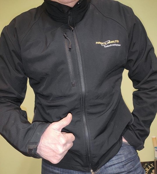 Men Russell Jacket Black Softshell 42 / XL / 50