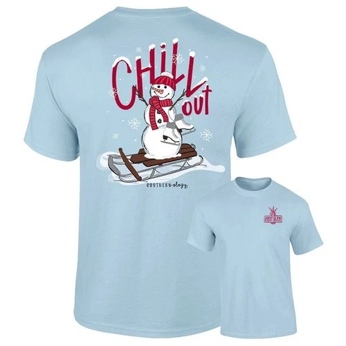NWT Southernology Chill Out Snowman T-Shirt video thumbnail