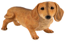 Dachshund Garden Ornament Resin Statue Home Décor Frostproof Realistic Extra Lar