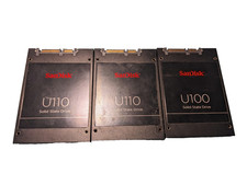 Lot Of 3 SanDisk U100 16GB SSD SATA 2.5" HP P/N 680675-001/688328-001