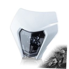 Dirt Bike Headlight Dirtbike LED Headlights Kit Motorcycle Head Lamp White