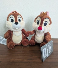 Disney Chip 'n Dale Mini Bean Bag Plush Set New with Tag