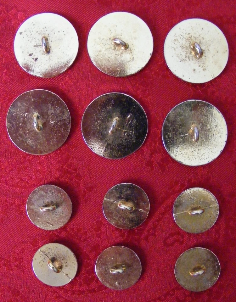 BESPOKE GOLD STYLE DOUBLE BREASTED COAT & ARMS CROWN BLAZER REPLACEMENT FULL SET - Image 4 of 4