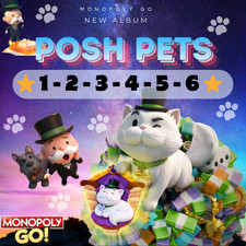 Monopoly GO Stickers   1  6 Stars  All Available  Fast Digital Delivery 24/7 