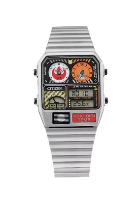 New Mint Citizen ANA-DIGI TEMP Star Wars Rebel Pilot Quartz Watch JG2108-52W