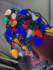 C9 Christmas Lights, Glass, Indoor/Outdoor, M...