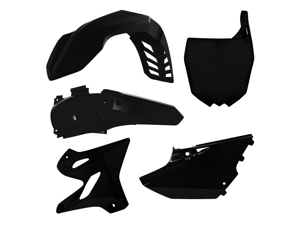 Rtech Plastic Kit Fits Yamaha YZ 125 250 15-21 Black