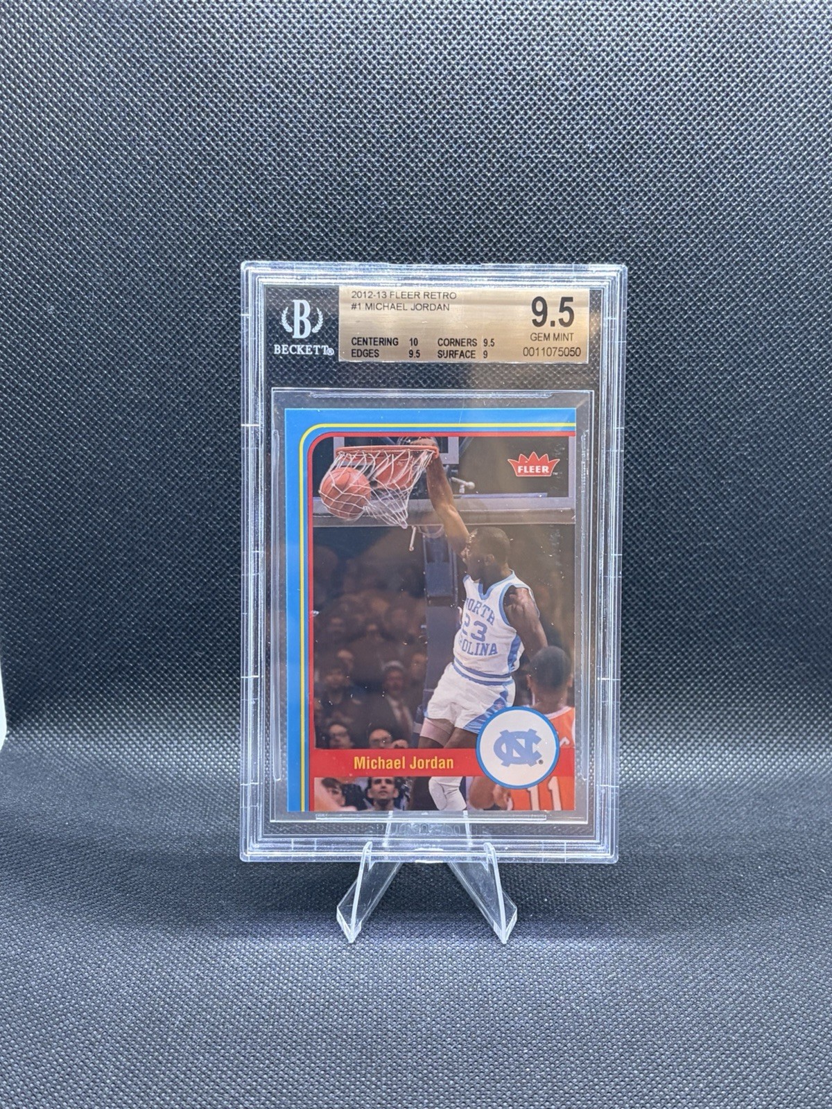 2012-13 Fleer Retro #1 Michael Jordan BGS Gem Mint 9.5