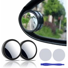 Blind Spot Mirrors Round HD Glass Convex 360 Wide Angle Side Rear View Mirror