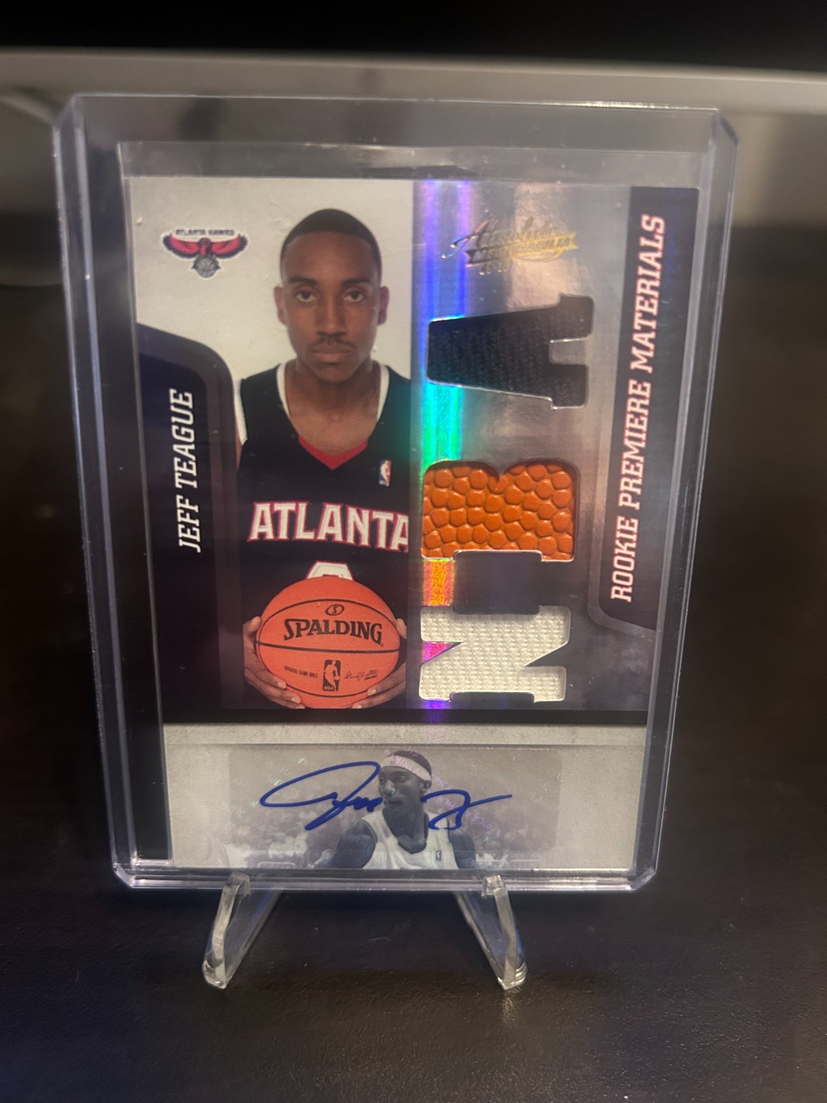 2009-10 Panini Jeff Teague Rookie Premiere Materials RPA /499 165