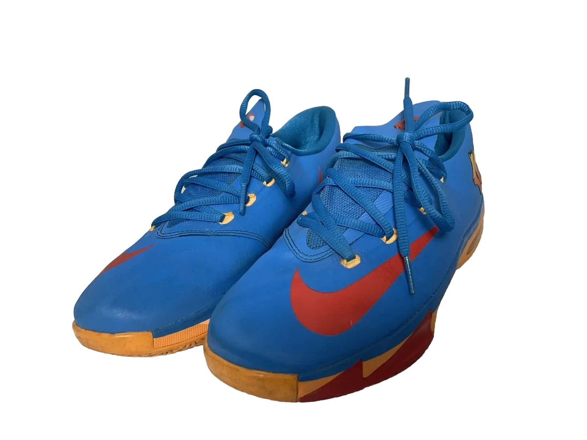 Nike KD VI 6 Kevin Durant OKC Thunder Photo Blue Orange Men s Shoes Size 7