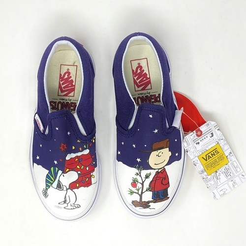 peanuts vans slip ons