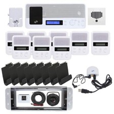 Intrasonic I2000 Intercom System With Bluetooth 8-Room