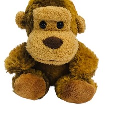 Princess Soft Toys Plush Gorilla 4.5 in Soft and Cute HTF Shades of Brown 2004