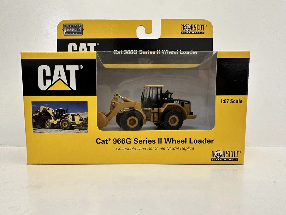 Cargador de ruedas NORSCOT 55109 CAT Caterpillar CAT 966G Serie II 1:87 fundido a presión Foto 3 de 4