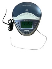 Sony Dream Machine ICF-CD853V CD Alarm Clock Radio Player Snooze CD NOT WORKING