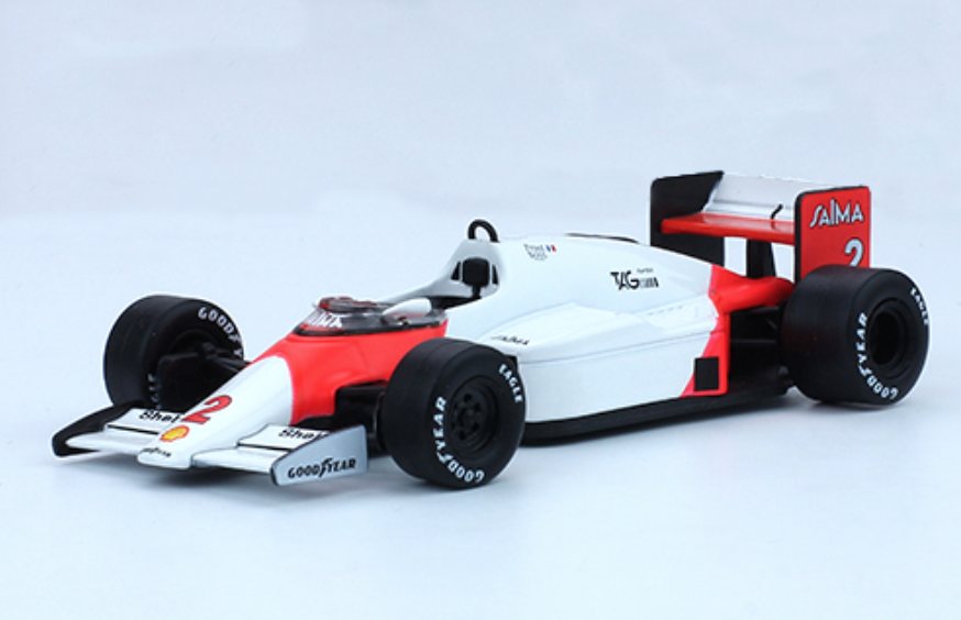 McLaren MP4/2B Alain Prost 1985 Rare Formula 1 F1 Diecast Car 1:43