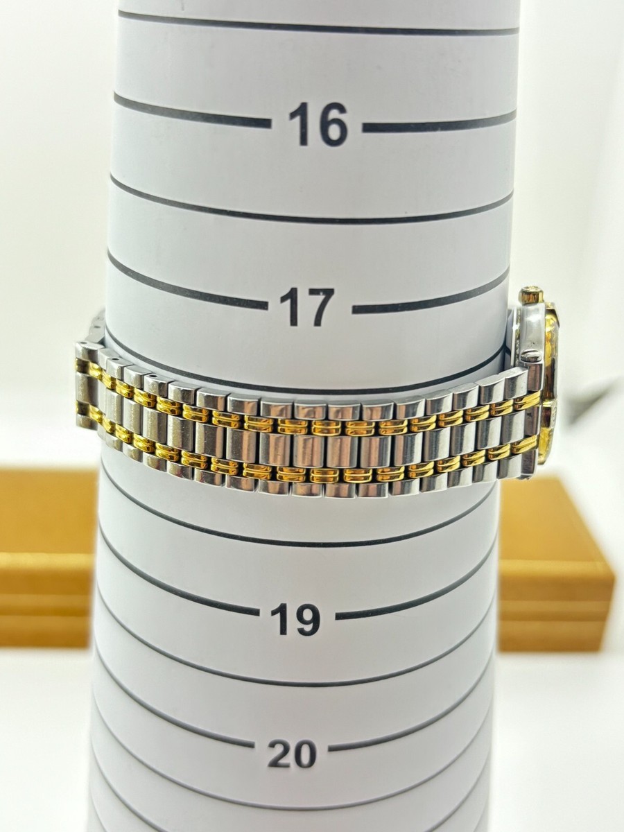Exc+5 w/Box ] Gucci 9000L Watch Quartz Women's White Gold