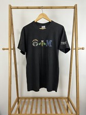 Camiseta De Colección IBM Tech Silicon Valley Arte Desteñido Negro Piccionario Talla L