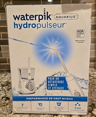 Waterpik Aquarius Water Flosser Professional For Teeth, Gums, Braces
