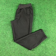 Adidas Aeroready Women Medium Black Jacquard Logo Joggers Sweatpants No Size Tag