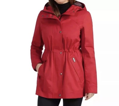 Hunter Ladies' Rain Jacket, Red Size Small