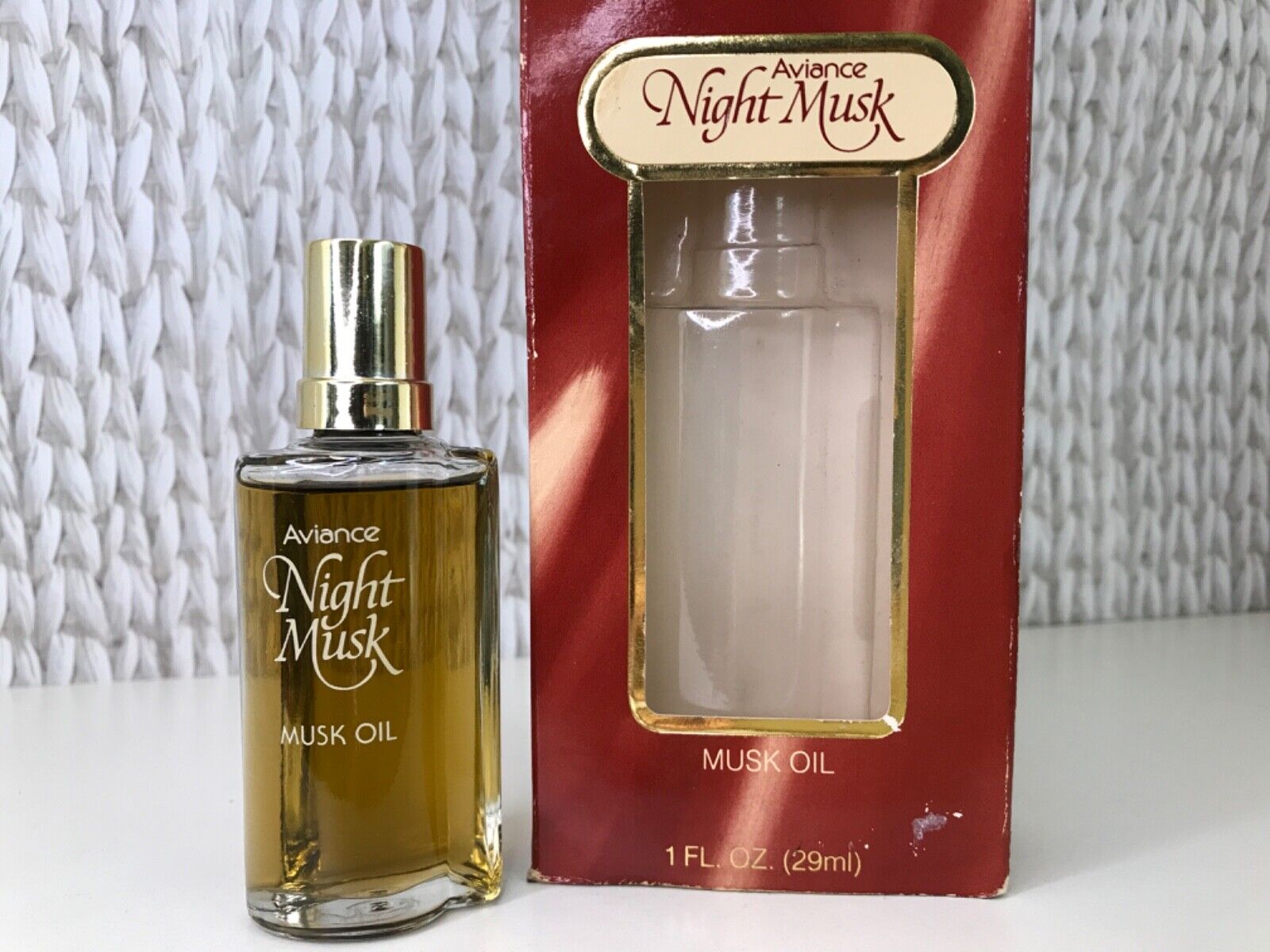 Vintage Aviance Night Musk Oil by PRINCE MATCHABELLI 1.0 oz/ 29 ml full with Box
