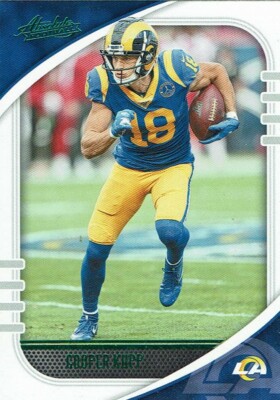 Panini NFL Football Absolute 2020 Karte No. 60 Cooper Kupp Green Parallel