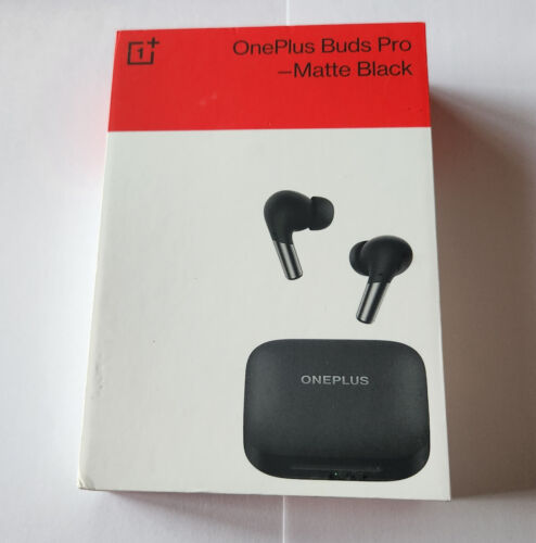 NEW Matte Black OnePlus Buds Pro Wireless Earbuds E503A with Charging Case - Picture 1 of 7