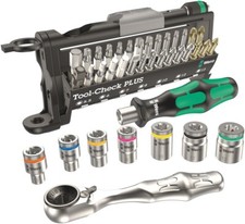 Wera Tool-Check Plus, 39pc Set, 1/4" Drive Ratchet 05056490001, FREE SHIPPING