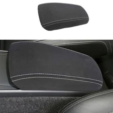 For Volvo XC40 2019-2022 Black PU Console Armrest Box Cover Cushion Mat pad trim