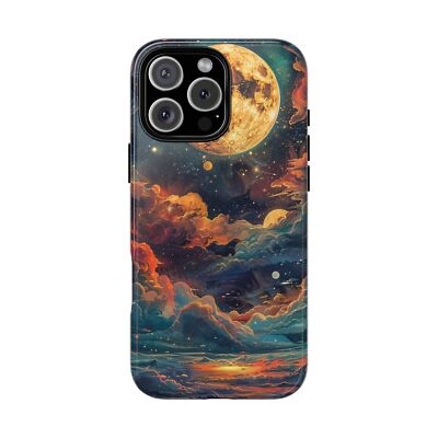 Phone Ink - Lifetime Warranty Custom Case - Celestial Sky Clouds Moon