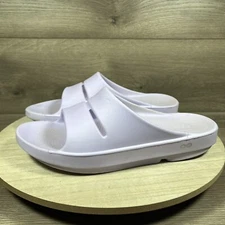 Oofos Ooahh Lavender Purple Slide Sandals Recovery Men’s Size 10 Women’s 12