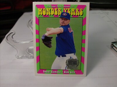 1999 Upper Deck Wonder Years #WY5 - Roger Clemens - Toronto Blue Jays  99-211