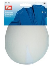 Schulterpolster Gr&ouml;&szlig;e M-L wei&szlig; Prym 993885 Raglan Polster 1 Paar