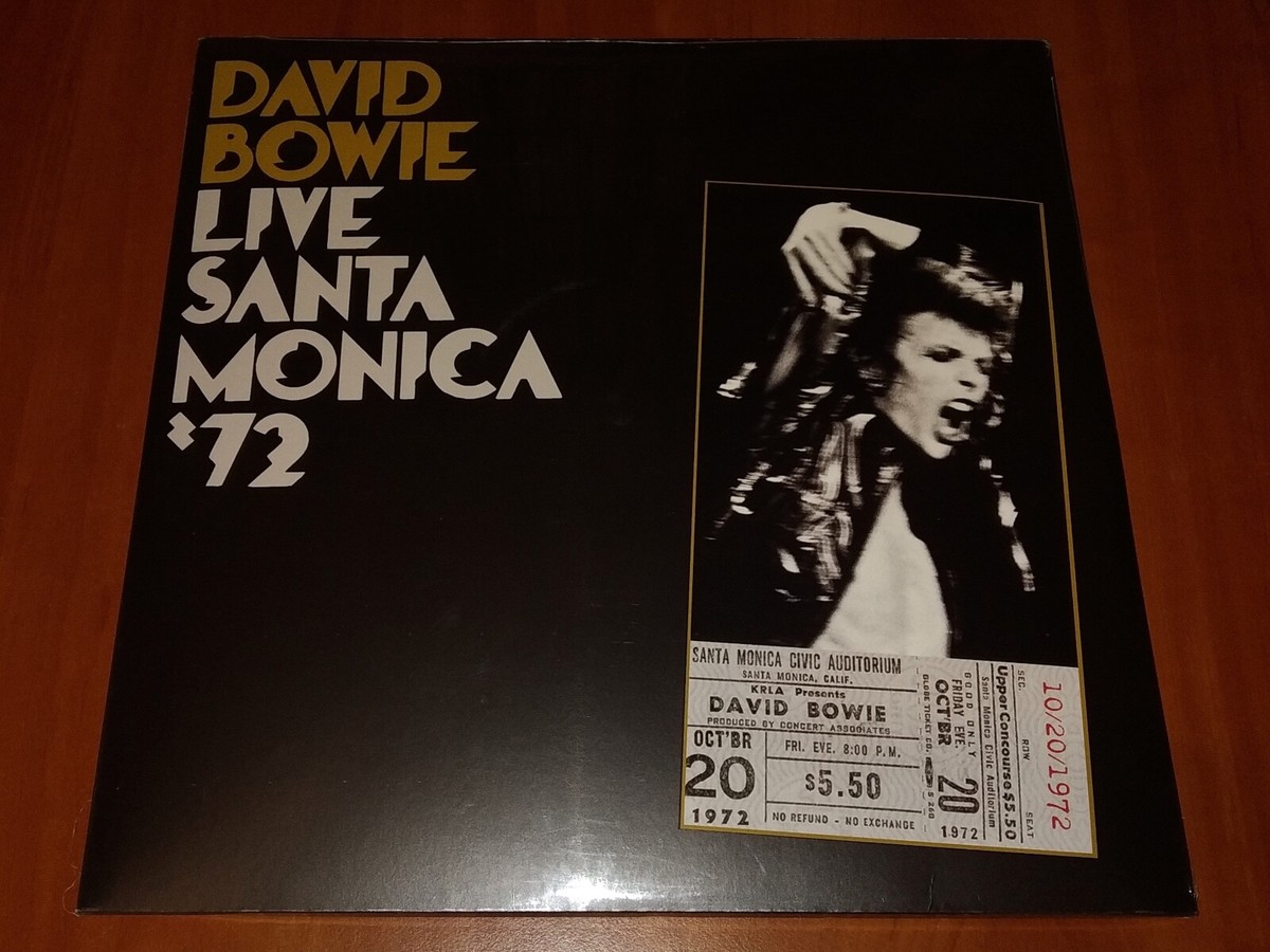 DAVID BOWIE LIVE IN SANTA MONICA '72 2x LP PARLOPHONE EU PRESS