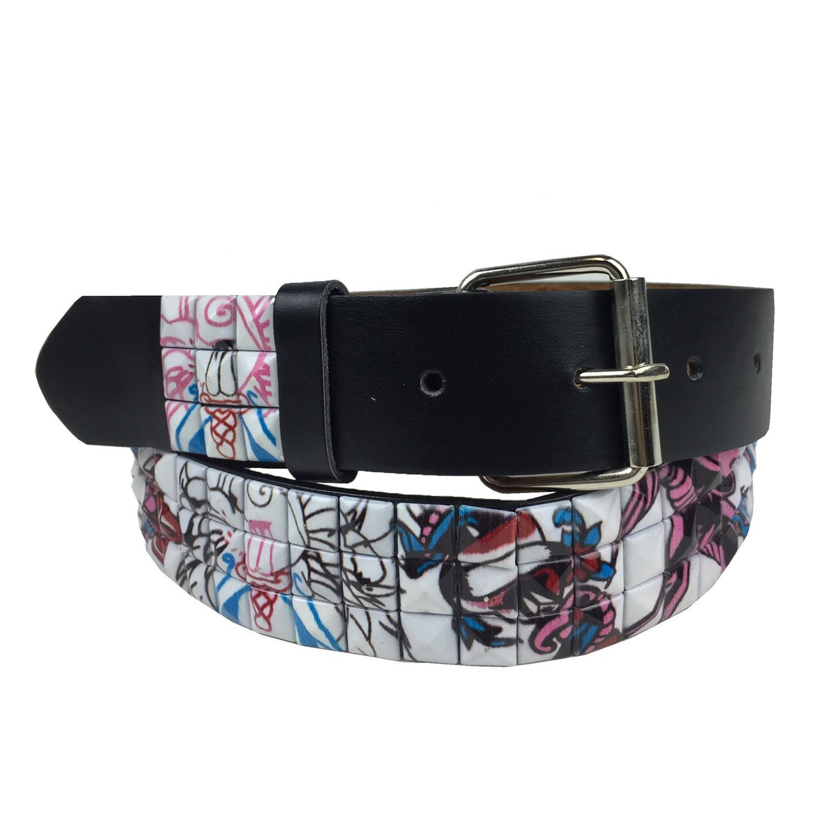 artistkomplex FLOWER BELTベルト (BLACK) Black Flower Belt - Etsy