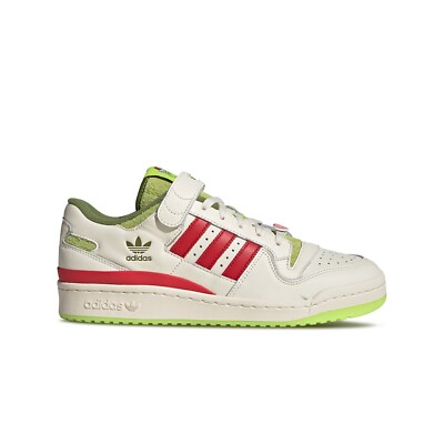 Adidas Originals Forum Low ''The Grinch'' (CWHITE/COLRED/SSLIM) Men's Shoes ID3512