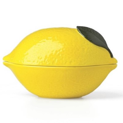 Kate Spade With a Twist Lemon Covered Bowl New in Box 874779