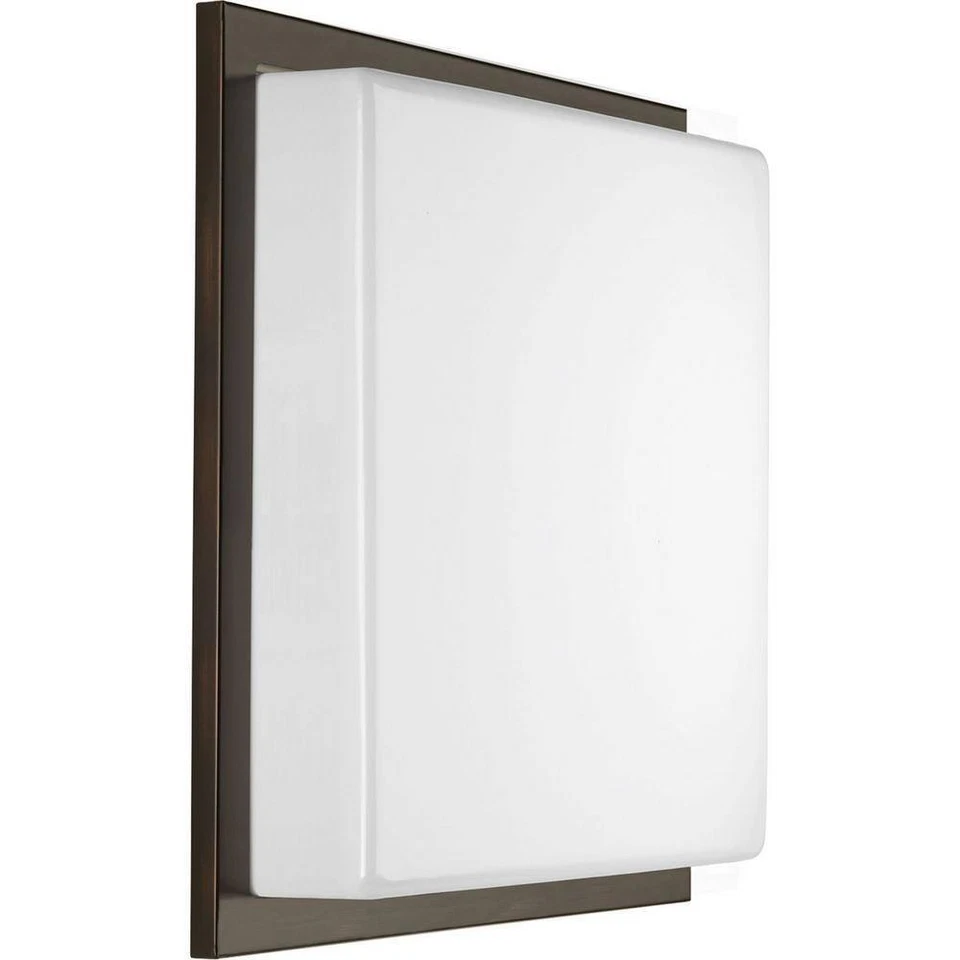 Progress Lighting 18 in. Transit 3-Light Antique Bronze LED Flush Mount - Image 3 of 4