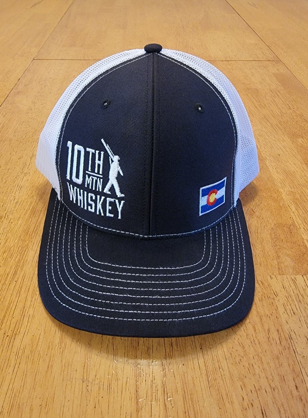 10th Mountain Whiskey Trucker Hat Adult Size Adjustab… Gem