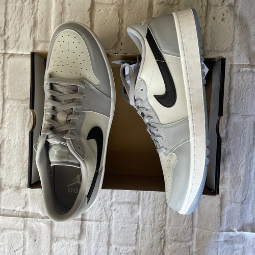 Nike Air Jordan 1 Low Golf Shoes Wolf Grey Black White Men's Size 14 DD9315-002 195866232310 | eBay