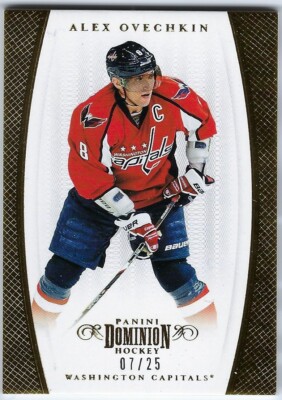 2012-13 Panini Dominion • GOLD 07/25 • ALEXANDER OVECHKIN