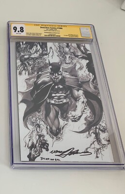 Detective Comics 1000 CGC 9.8 signed Neal Adams Metal