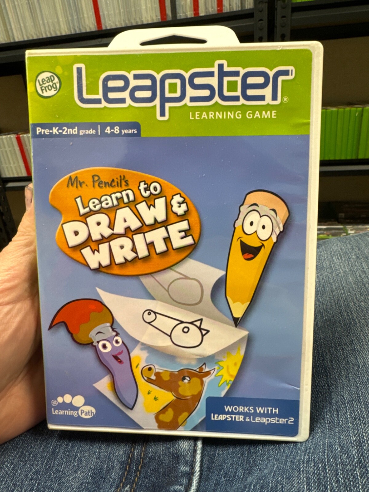 Mr. Pencil's Learn to Draw and Write (Leapster) CIb - Tested