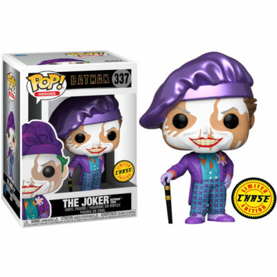 POP DC Heroes THE JOKER w/ HAT CHASE #337 (Batman 1989) Funko