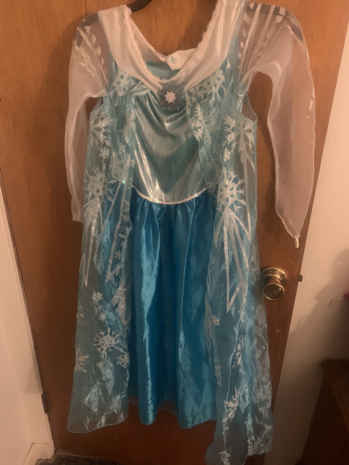 Frozen Elsa halloween costume dress snow queen gown D… Gem